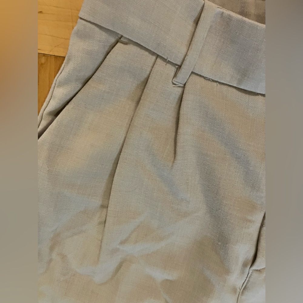 Abercrombie & Fitch Beige Wide-Leg Sloan Pants - Picture 5 of 13
